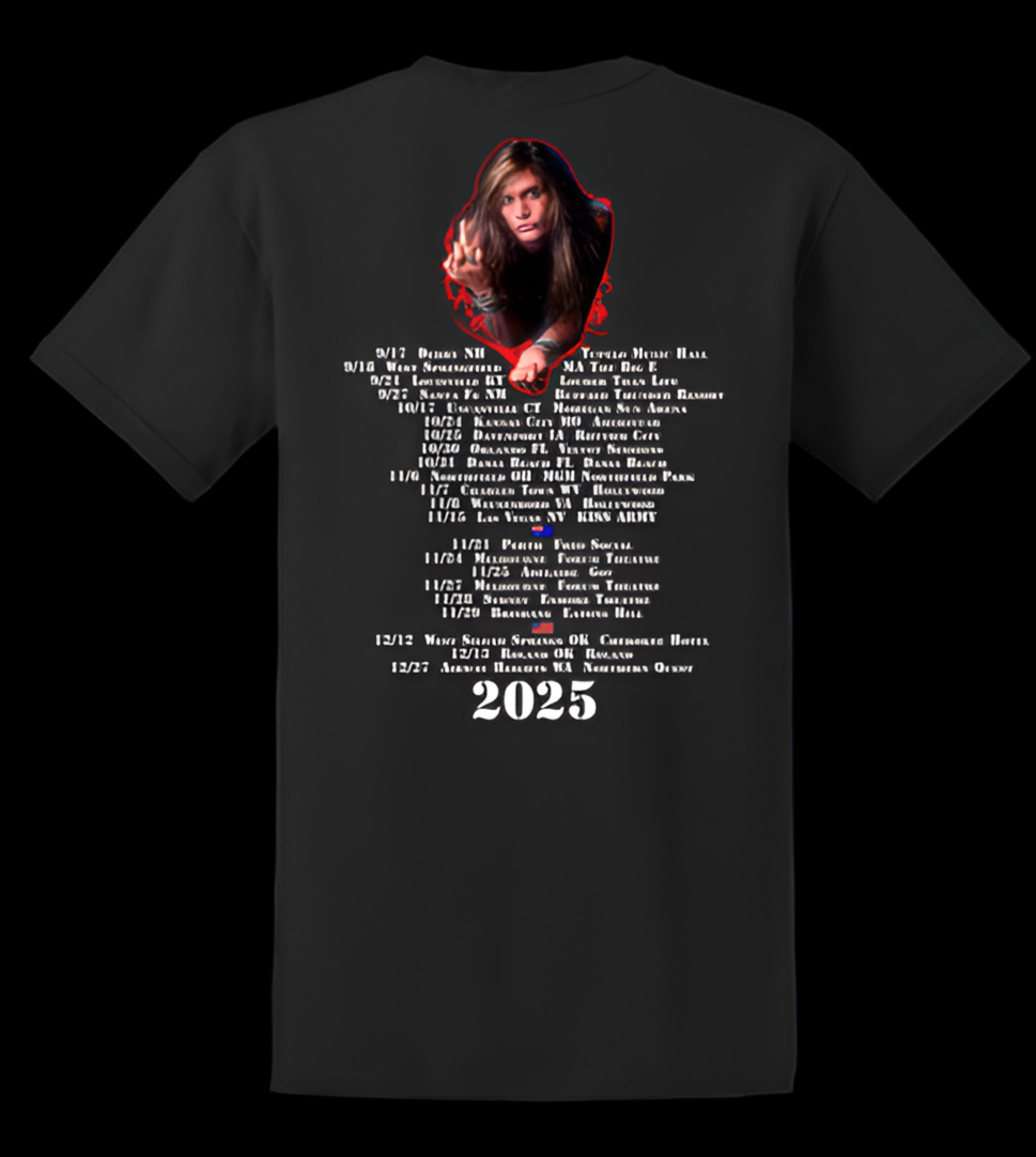 BACH ALIVE! 2025 USA Australia Tour Shirt