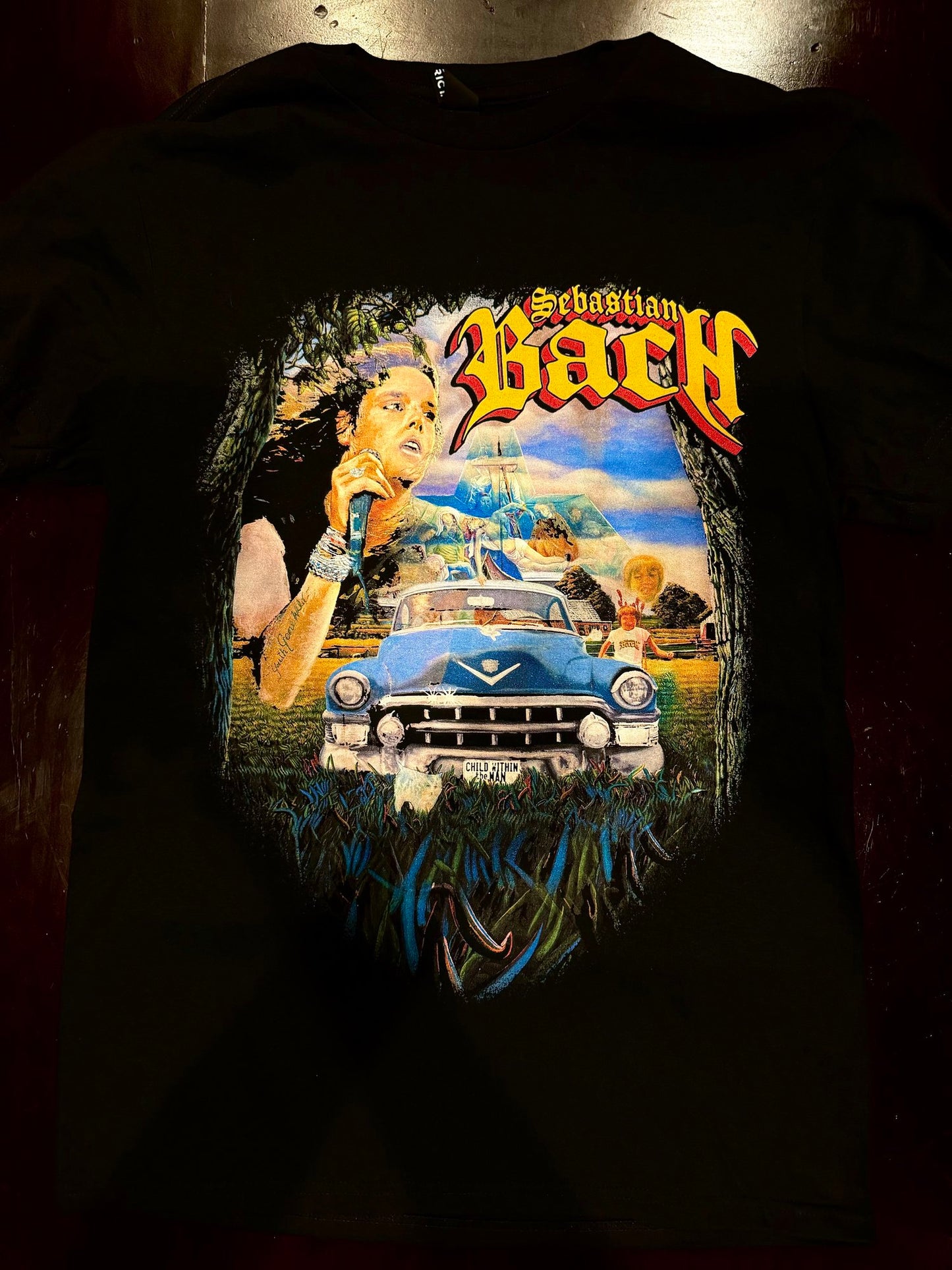 Sebastian Bach Official Child Within the Man 2024 Tour Shirt