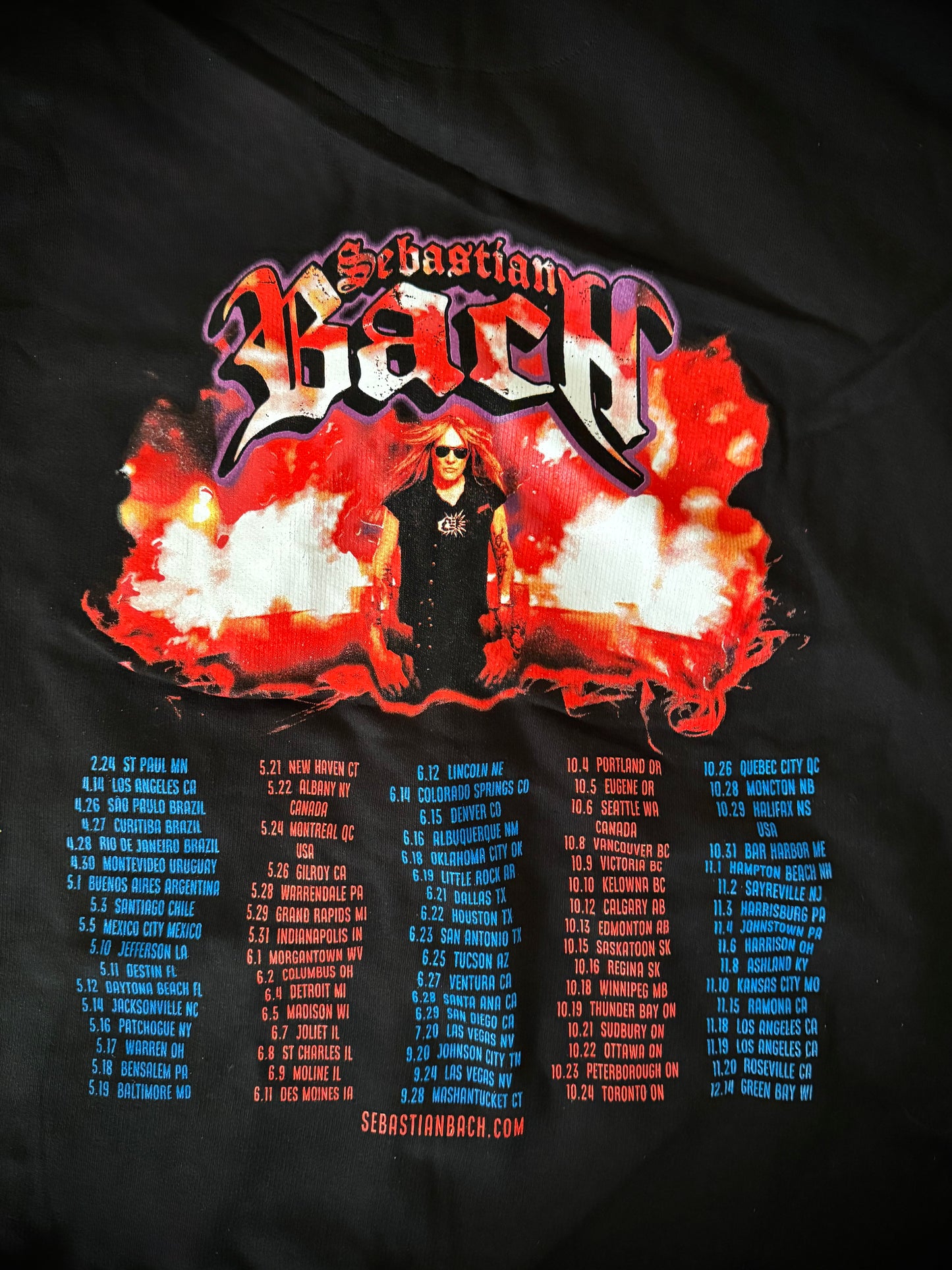 2024 Bach Tour Zip Up Hoodie