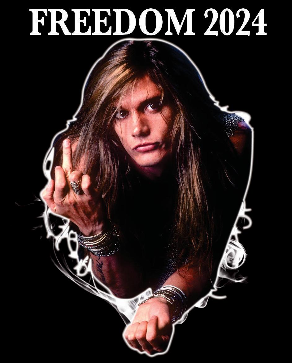 Sebastian Bach FREEDOM 2024 Tour Shirt